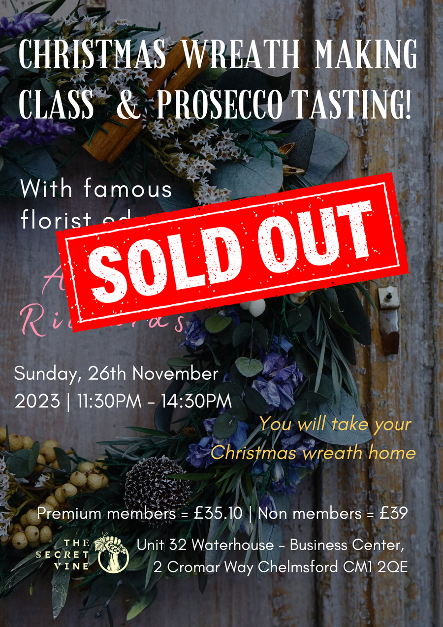 Wreath Making Class & Prosecco Tasting - New Time Added!