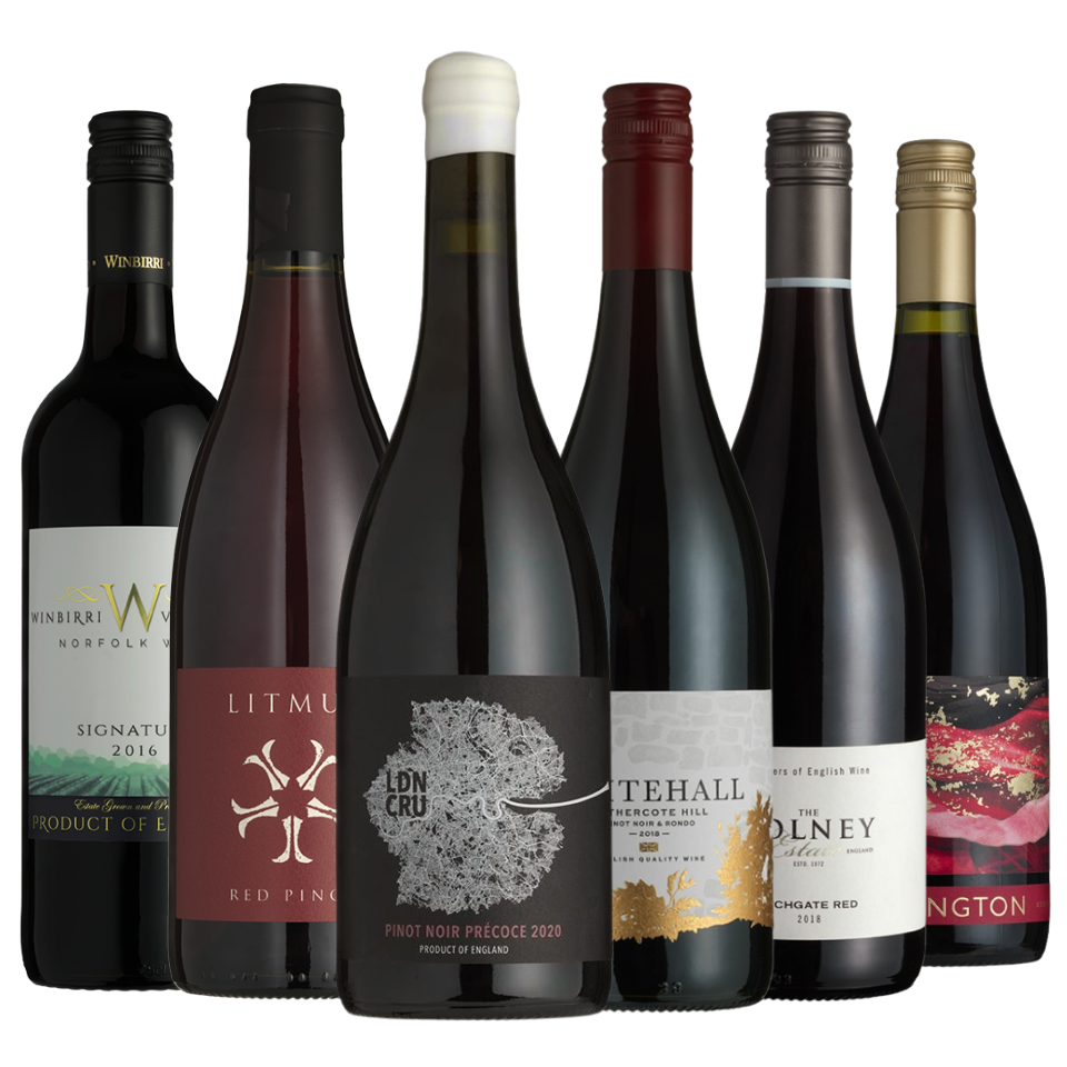 The Vine's Red Case English Red Wine The English Vine