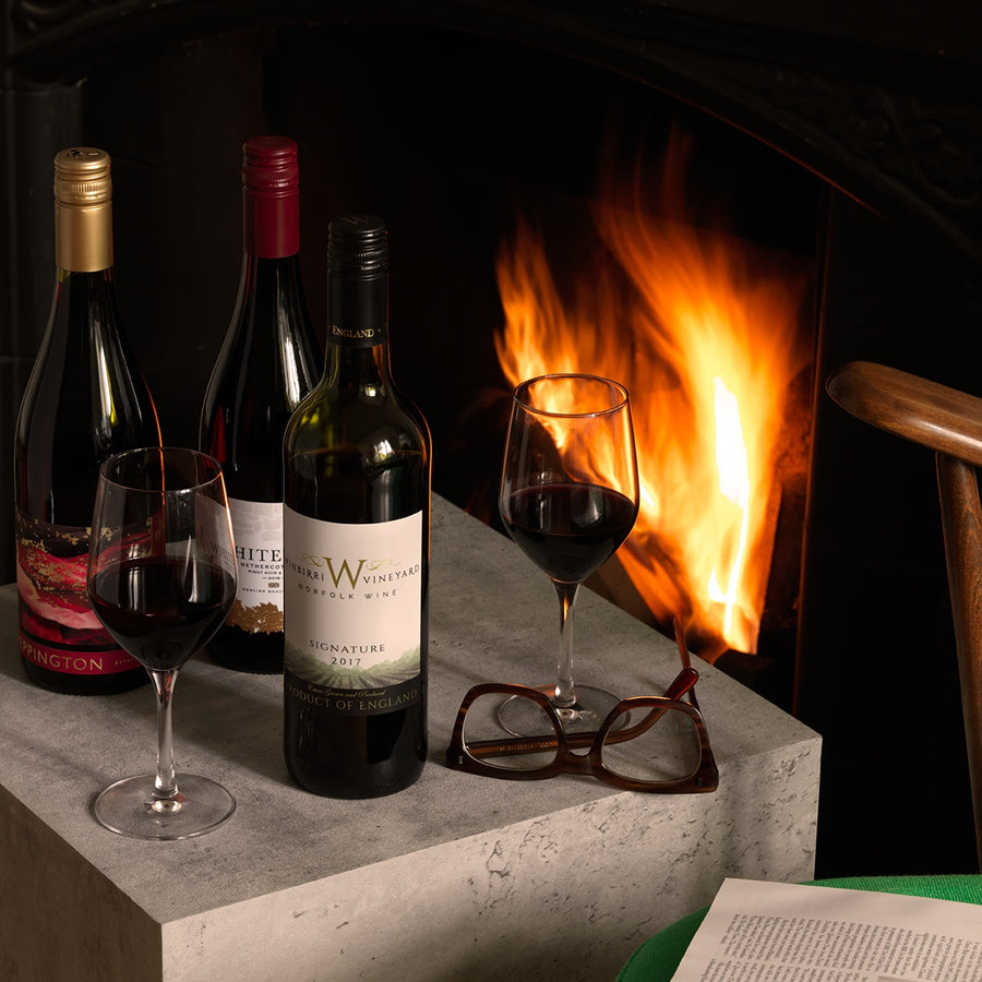 The Winter Warmer English red wine case The English Vine